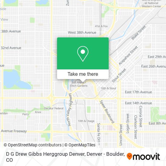 D G Drew Gibbs Herggroup Denver map