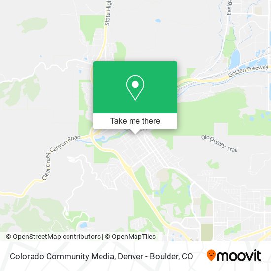 Colorado Community Media map