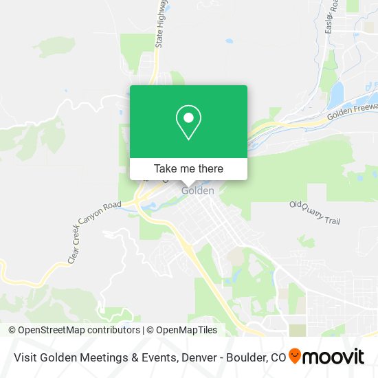 Visit Golden Meetings & Events map