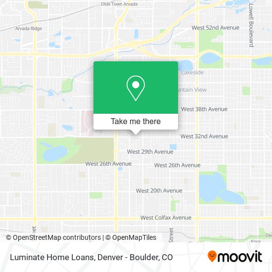 Luminate Home Loans map