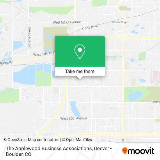 Mapa de The Applewood Business Association's