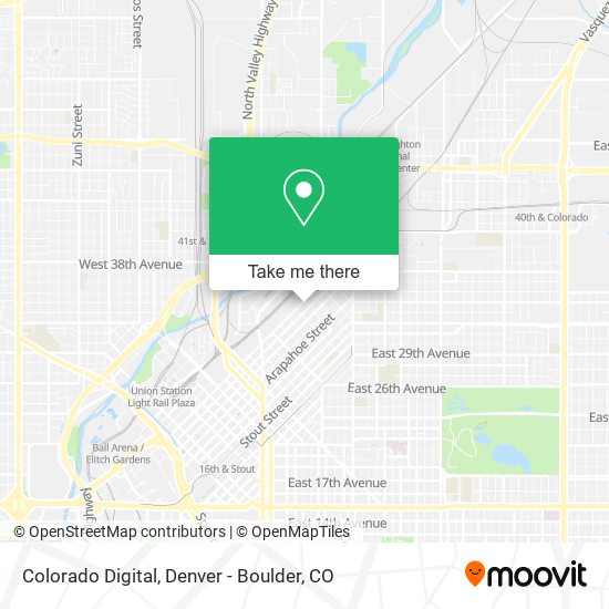 Colorado Digital map