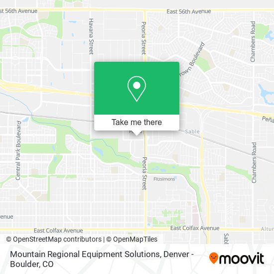 Mountain Regional Equipment Solutions map