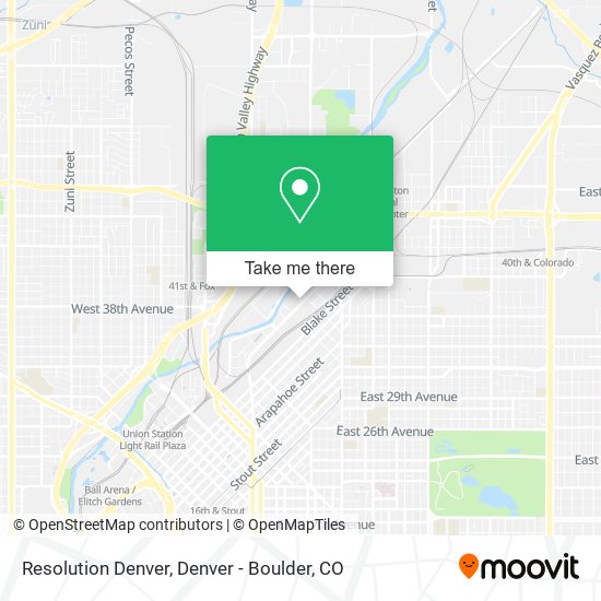 Mapa de Resolution Denver