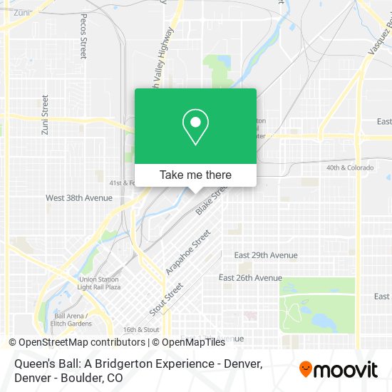 Mapa de Queen's Ball: A Bridgerton Experience - Denver