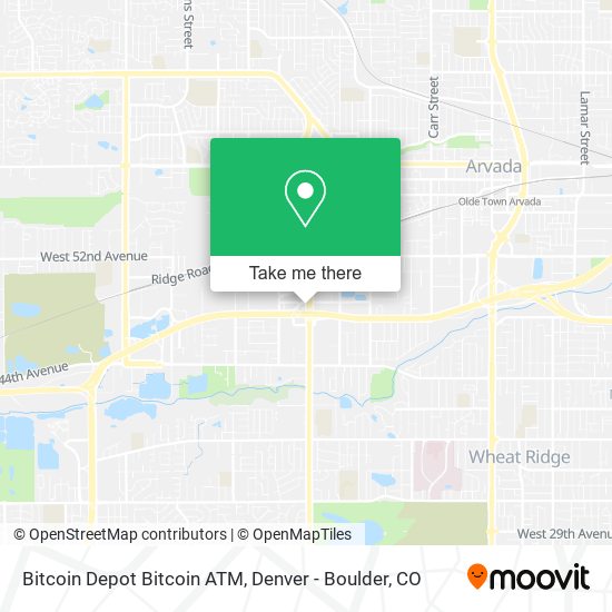 Mapa de Bitcoin Depot Bitcoin ATM