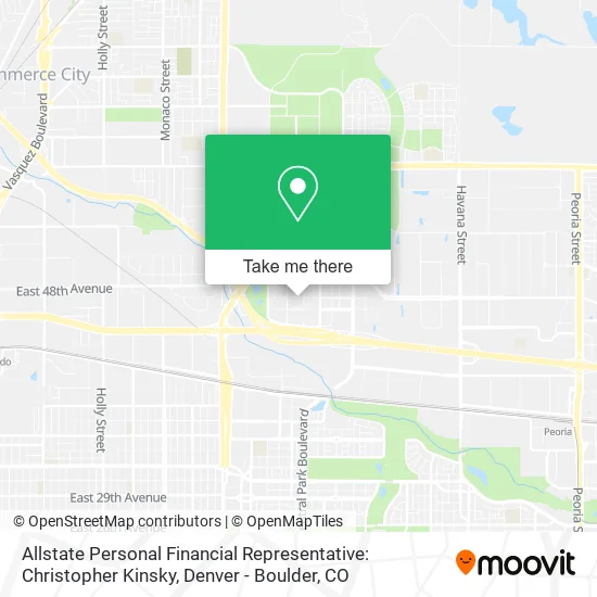 Allstate Personal Financial Representative: Christopher Kinsky map