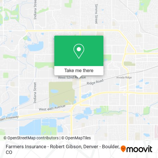 Farmers Insurance - Robert Gibson map