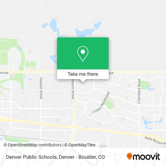 Mapa de Denver Public Schools
