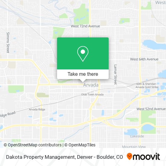 Dakota Property Management map