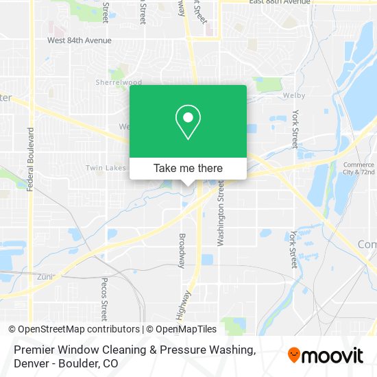 Premier Window Cleaning & Pressure Washing map