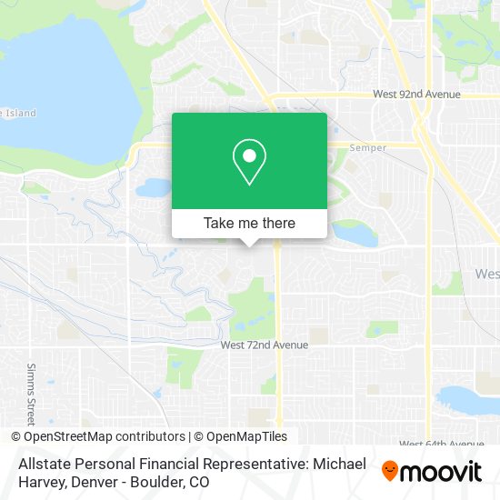 Mapa de Allstate Personal Financial Representative: Michael Harvey