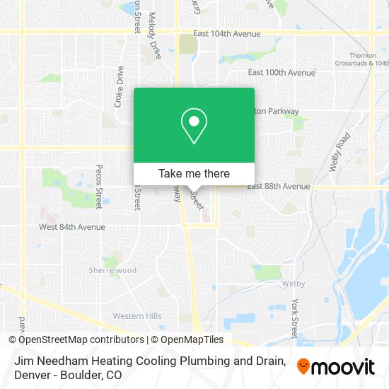 Jim Needham Heating Cooling Plumbing and Drain map