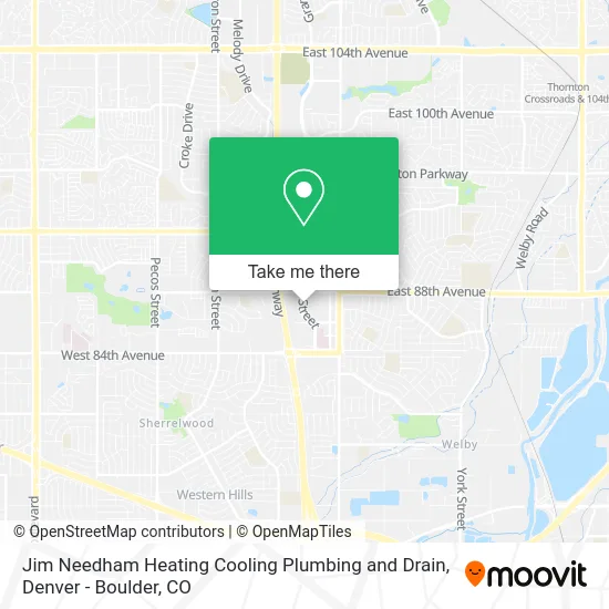 Jim Needham Heating Cooling Plumbing and Drain map