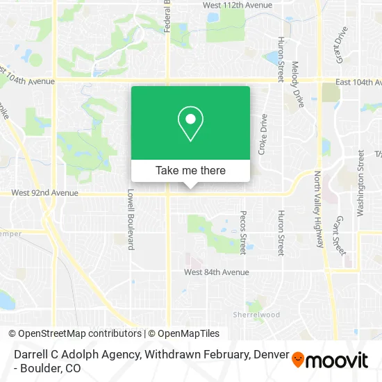 Darrell C Adolph Agency, Withdrawn February map