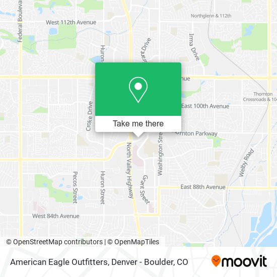 American Eagle Outfitters map