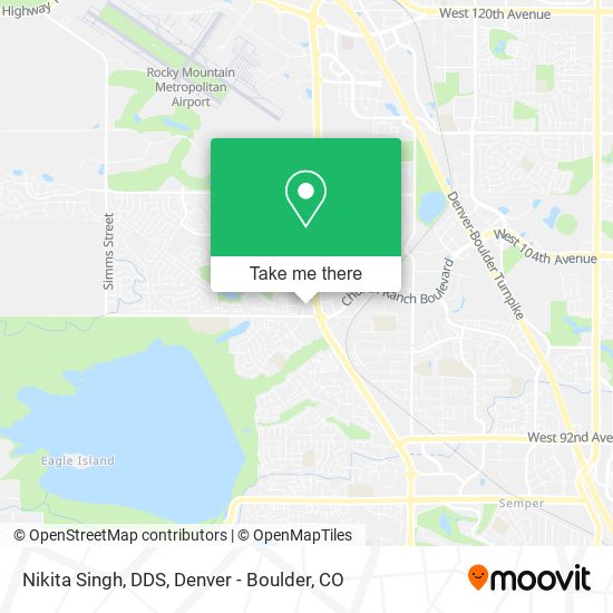 Mapa de Nikita Singh, DDS