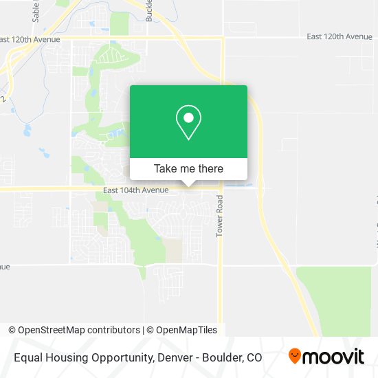 Equal Housing Opportunity map