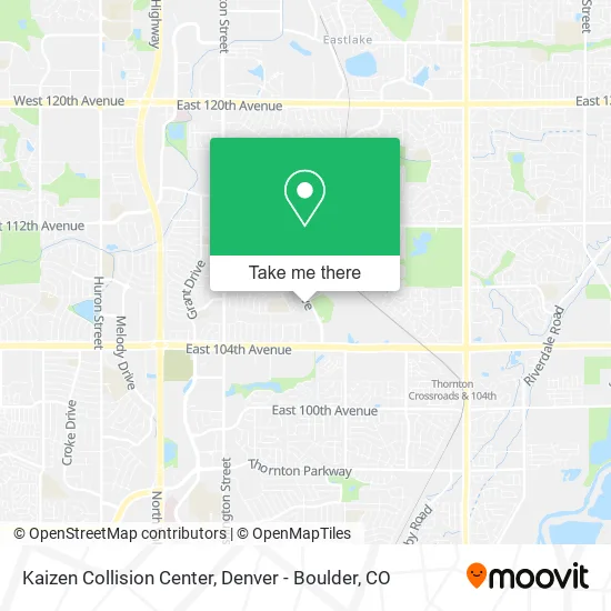 Mapa de Kaizen Collision Center