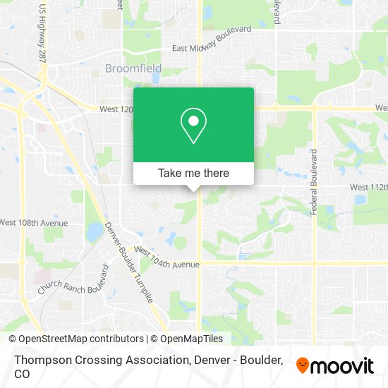 Thompson Crossing Association map