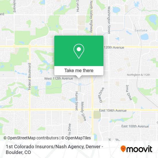 1st Colorado Insurors / Nash Agency map