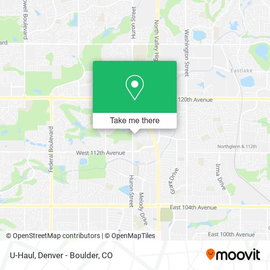 U-Haul map