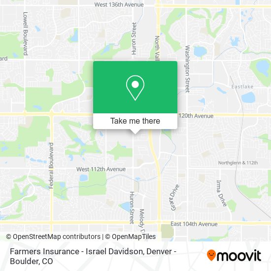 Mapa de Farmers Insurance - Israel Davidson