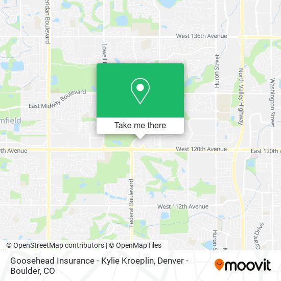 Goosehead Insurance - Kylie Kroeplin map