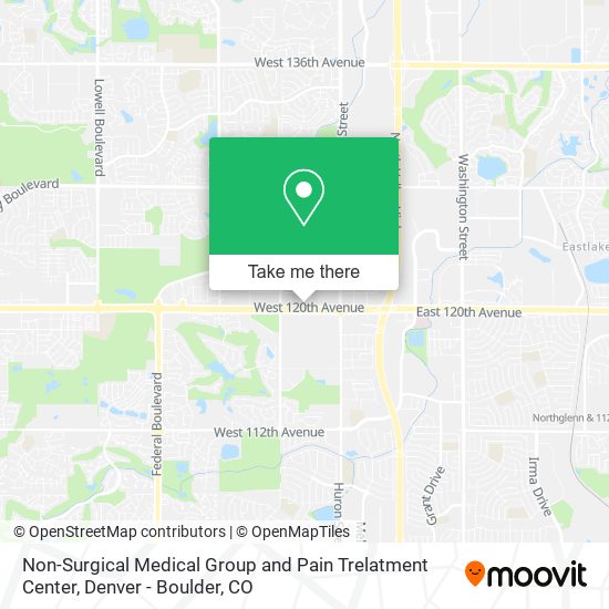 Non-Surgical Medical Group and Pain Trelatment Center map