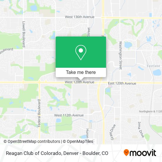 Mapa de Reagan Club of Colorado