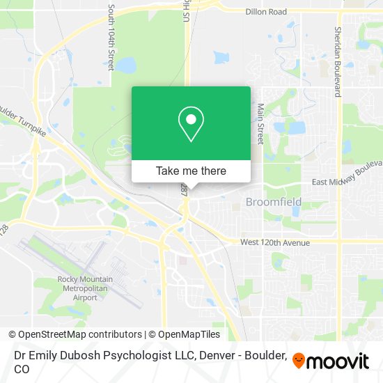 Mapa de Dr Emily Dubosh Psychologist LLC