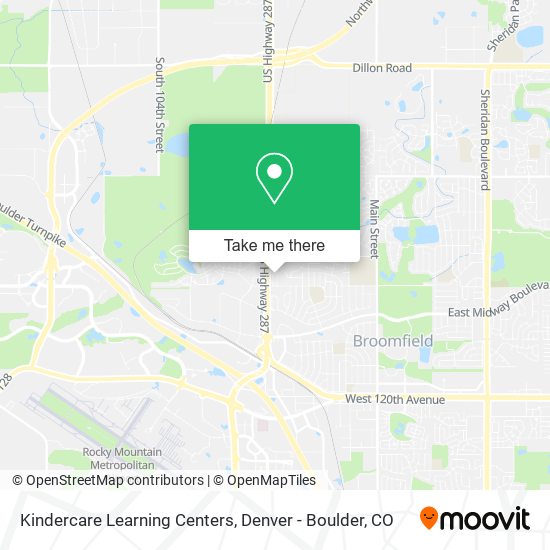 Mapa de Kindercare Learning Centers