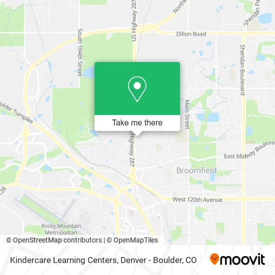 Kindercare Learning Centers map