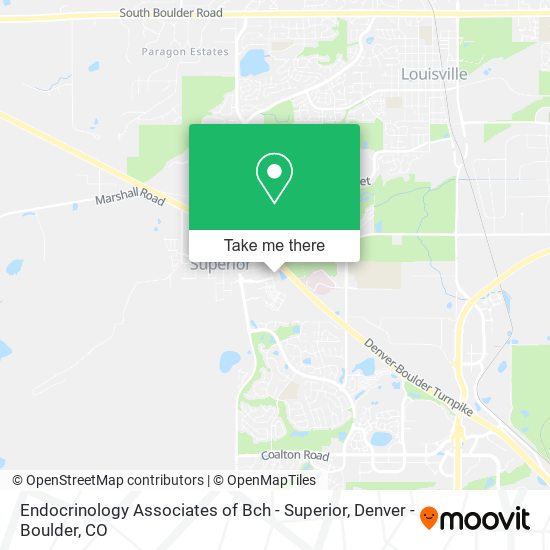Mapa de Endocrinology Associates of Bch - Superior