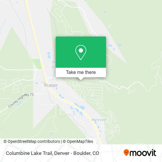 Columbine Lake Trail map