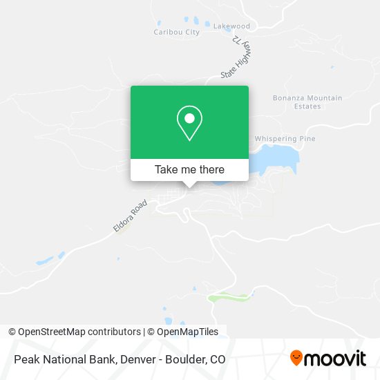 Peak National Bank map