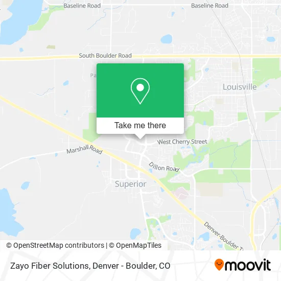Zayo Fiber Solutions map