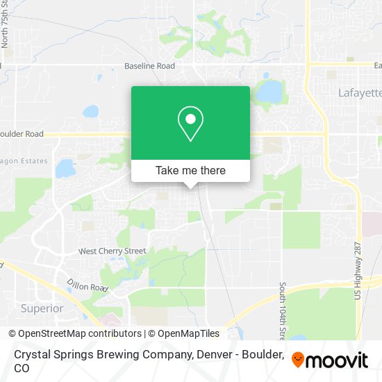 Crystal Springs Brewing Company map