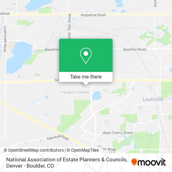 Mapa de National Association of Estate Planners & Councils