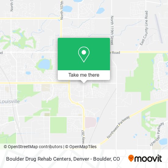 Mapa de Boulder Drug Rehab Centers