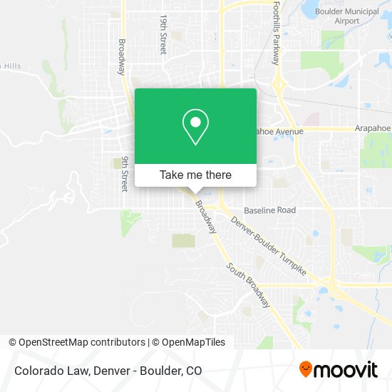 Colorado Law map