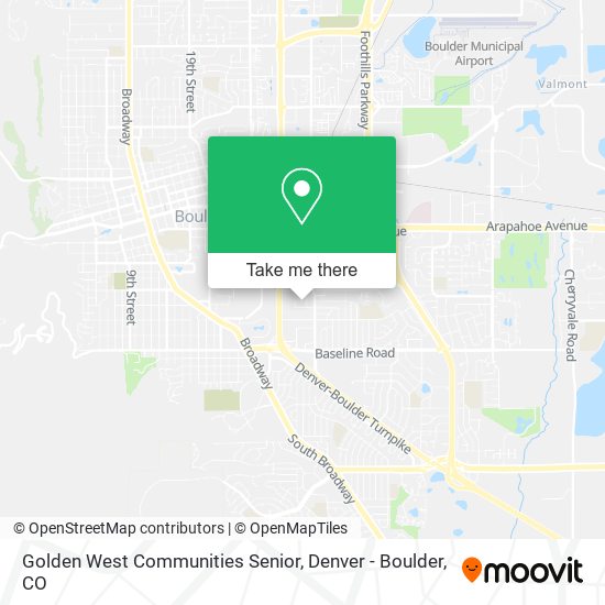 Golden West Communities Senior map