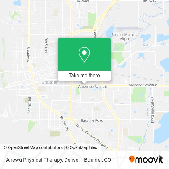 Anewu Physical Therapy map