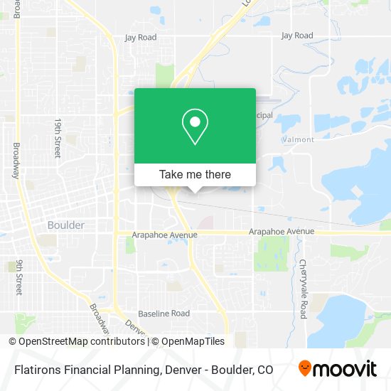 Mapa de Flatirons Financial Planning