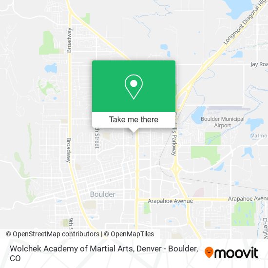 Mapa de Wolchek Academy of Martial Arts