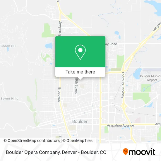 Boulder Opera Company map