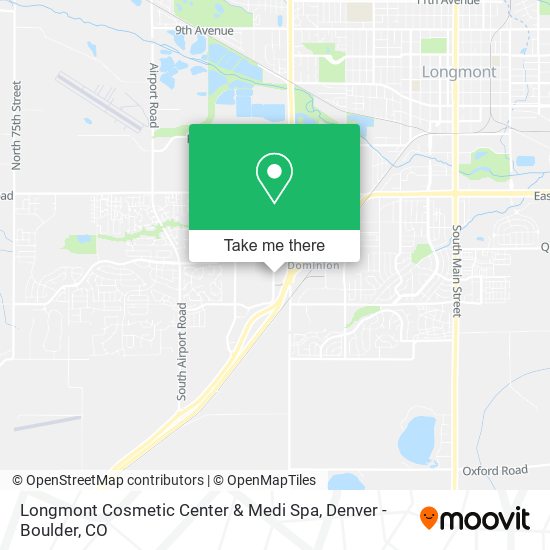 Mapa de Longmont Cosmetic Center & Medi Spa