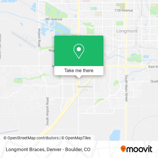 Longmont Braces map