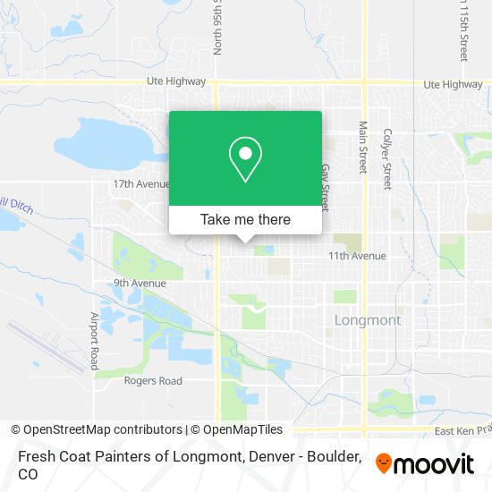 Fresh Coat Painters of Longmont map