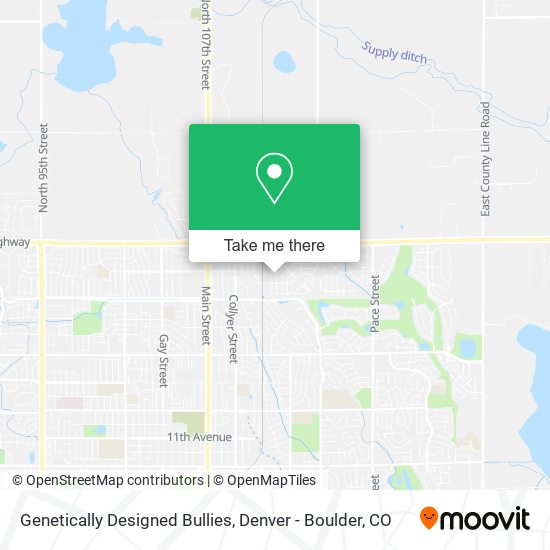Genetically Designed Bullies map